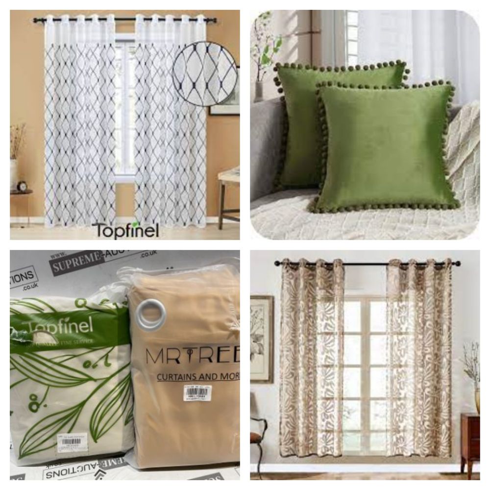 Liquidaiton of Luxury Curtains & Cushion Covers in Various Sizes, Styles & Colours - Delivery Available!