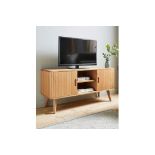 BRAND NEW PEYTON Oak Wide TV Unit. RRP £599 EACH. Part of At Home Luxe, the Peyton Oak Wide TV