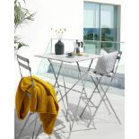BRAND NEW Palma Bistro Bar Set GREY. RRP £159 EACH. Liven up your garden or balcony with this pretty