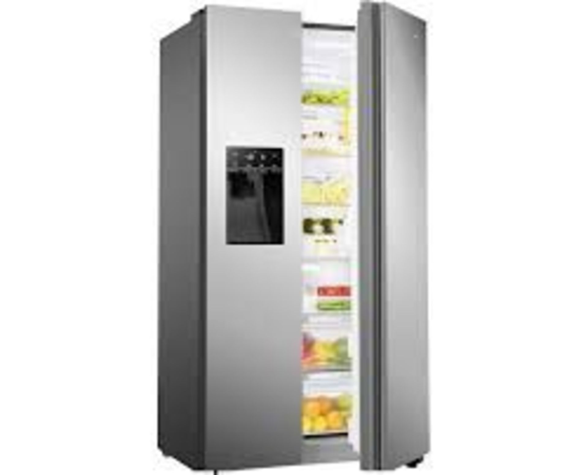 Hisense RS694N4TZF American style Freestanding Frost free Fridge freezer - Stainless steel effect. - - Image 2 of 2