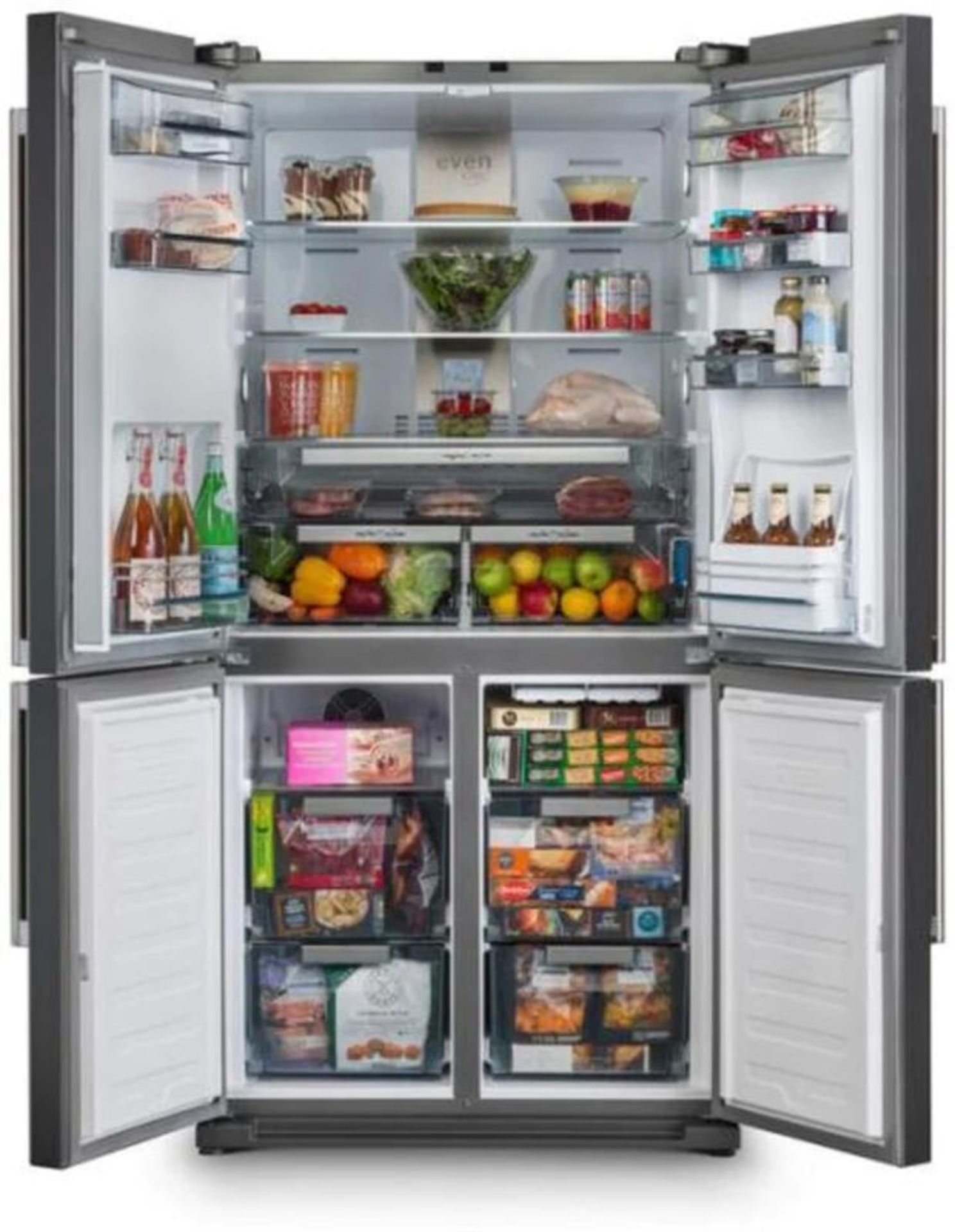 Rangemaster RSXSDL21SS-C Freestanding American Style Refrigeration - Stainless Steel. RRP £2,709.00. - Image 3 of 3