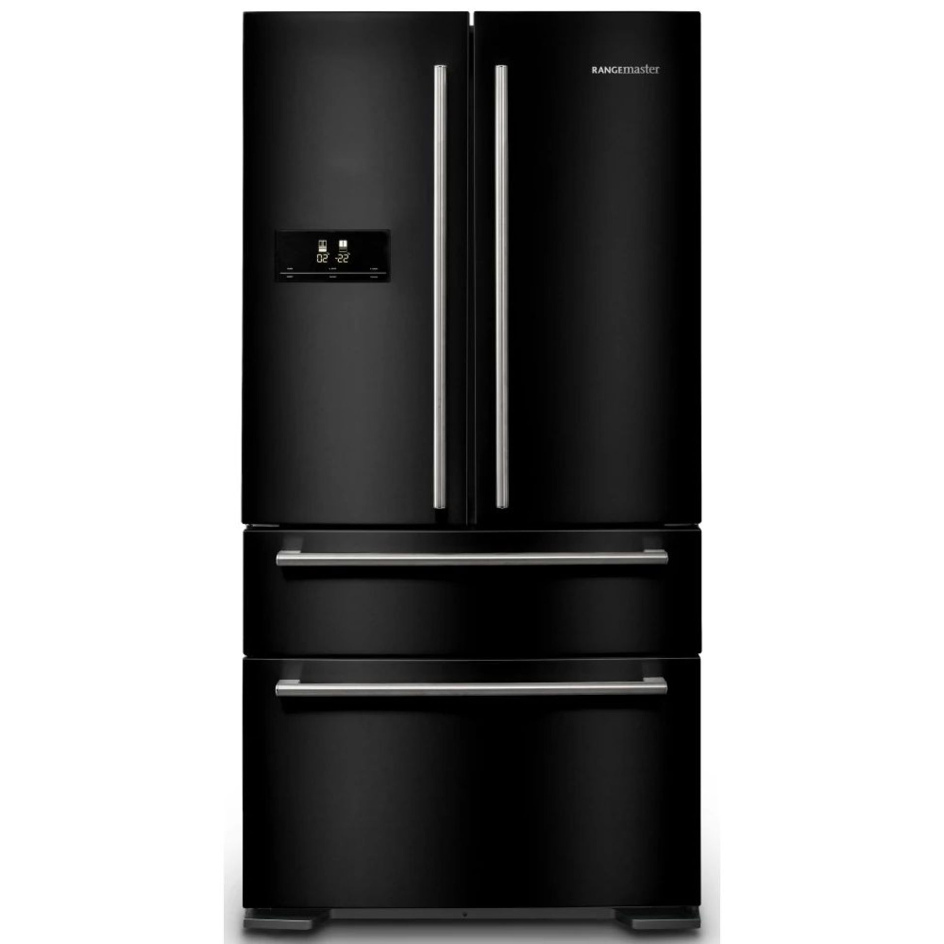 Rangemaster RDXD18BL/C French Style Fridge Freezer. - RRP £1,740.00. We love the contemporary design