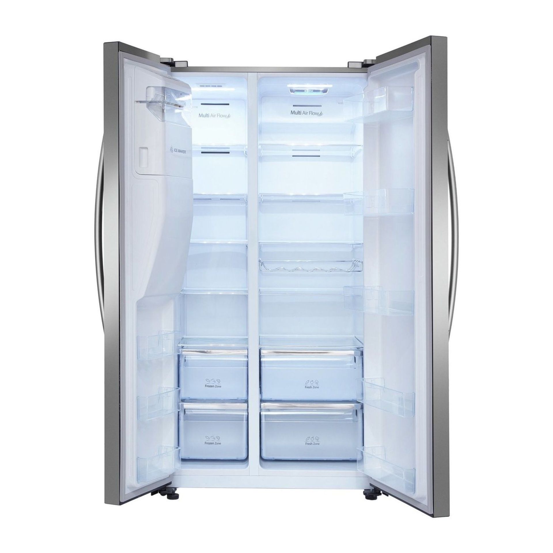 Hisense RS696N4IC1 Side-by-side American Fridge Freezer. - RRP £939.00. Featuring the iconic side- - Image 2 of 3