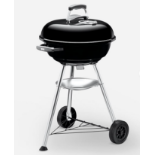 Weber Compact Charcoal Barbecue. - RRP £250.00. SR28. Whether sizzling hot dogs, assembling unique