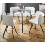 Reese Hideaway Spacesaving Dining Set. - RRP £499.00. SR28. Perfectly designed for modern homes