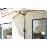 Half Parasol. - RRP £150.00. SR28. This Half Parasol is an innovative design to sit against all