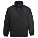 Brand New Portwest 15x Black Laminated Fleece - Medium RRP £26.40 Each (R44)