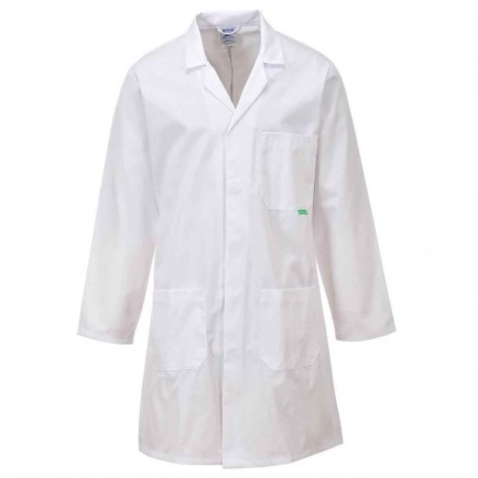 Brand New Portwest 24x White Anti-Microbial Lab Coat - Small RRP £15.75 Each (R52)