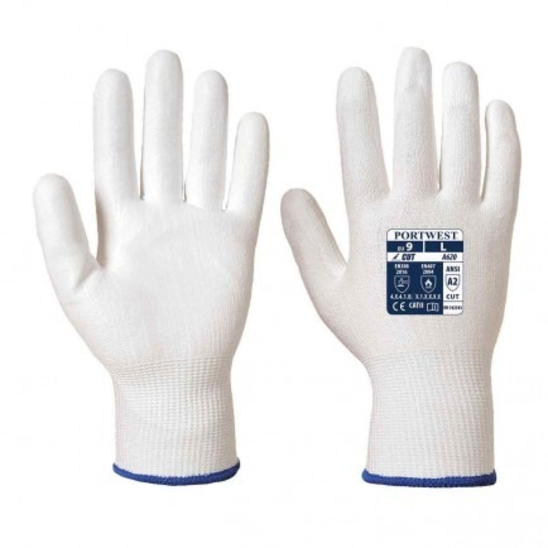 Brand New Portwest 144x Pairs of PU Palm Gloves -Small £2.70 Each (R44)