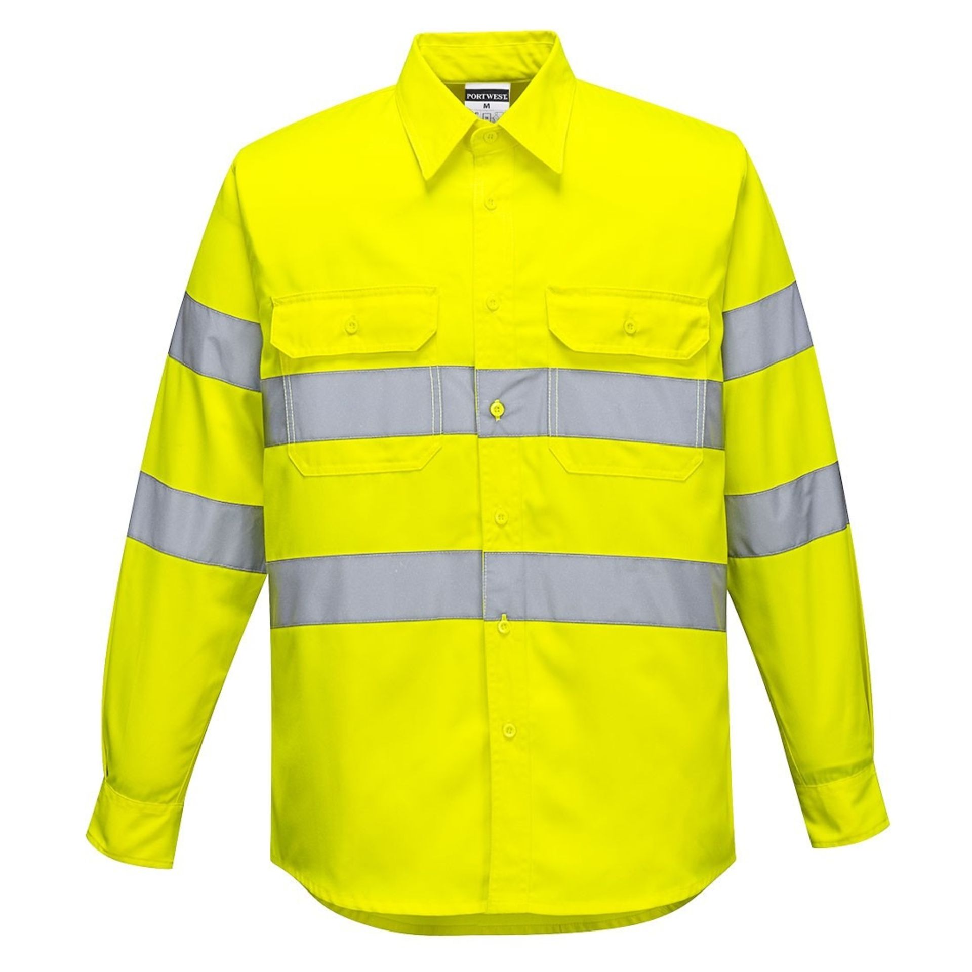 Brand New Portwest 24x Yellow Hi Vis Shirt - XXXL RRP £31.24 Each (R52)