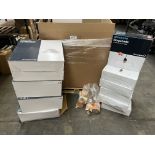 PALLET TO CONTAIN 6 X GOODHOME GAMMUSE LAMPSHADE, 8 X TINS OF GORILLA WATERPROOF COAT AND SEAL, 9