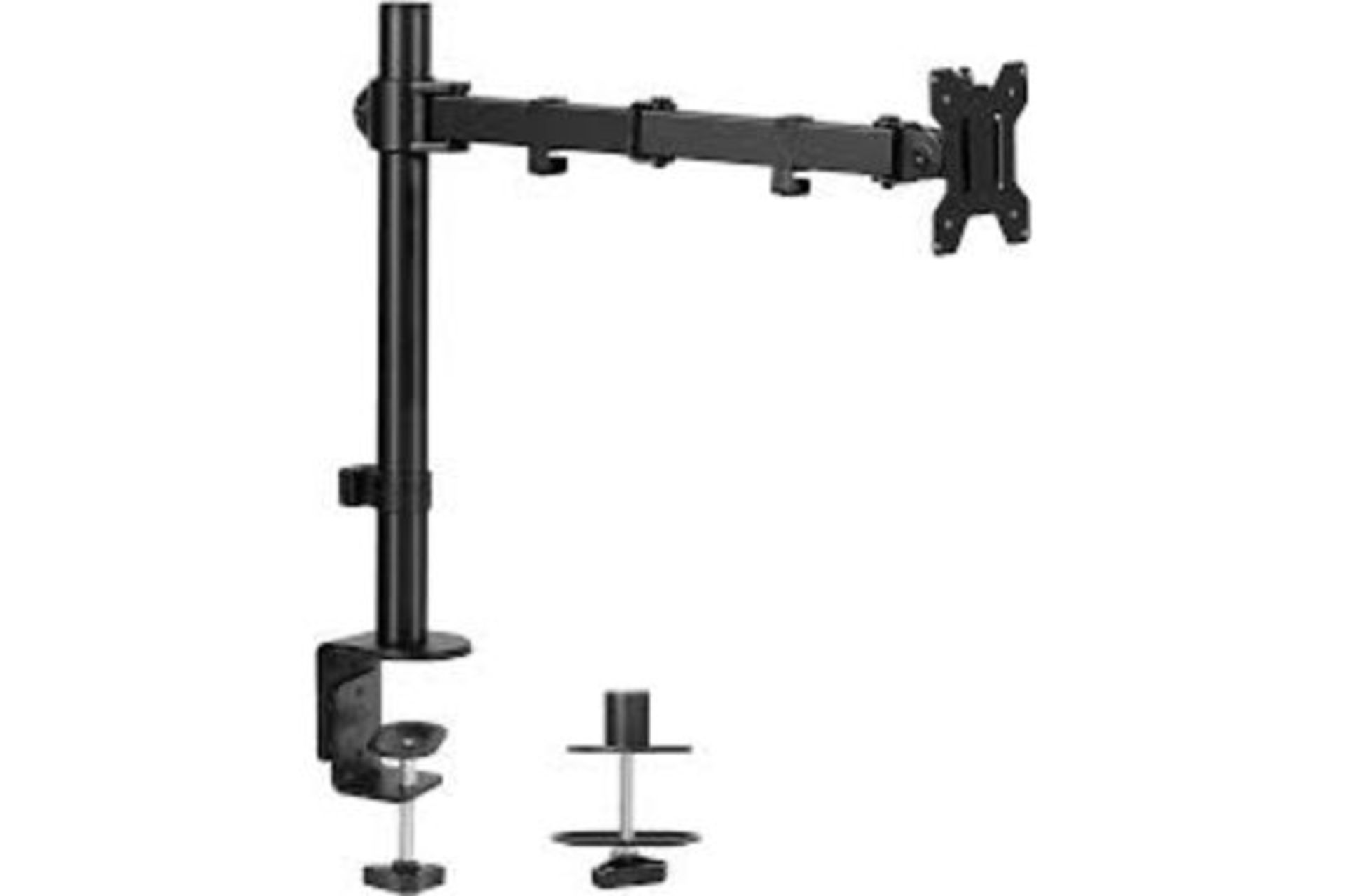 (9/302)Luxury Single Arm Monitor Desk Mount Bracket Stand with Clamp for LCD - PW. Monitor stand