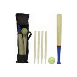 12 x NEW & PACKAGED SETS OF DIVCHI 6 Piece Wooden Rounders Set & Carry Bag - Baseball Bat & Soft