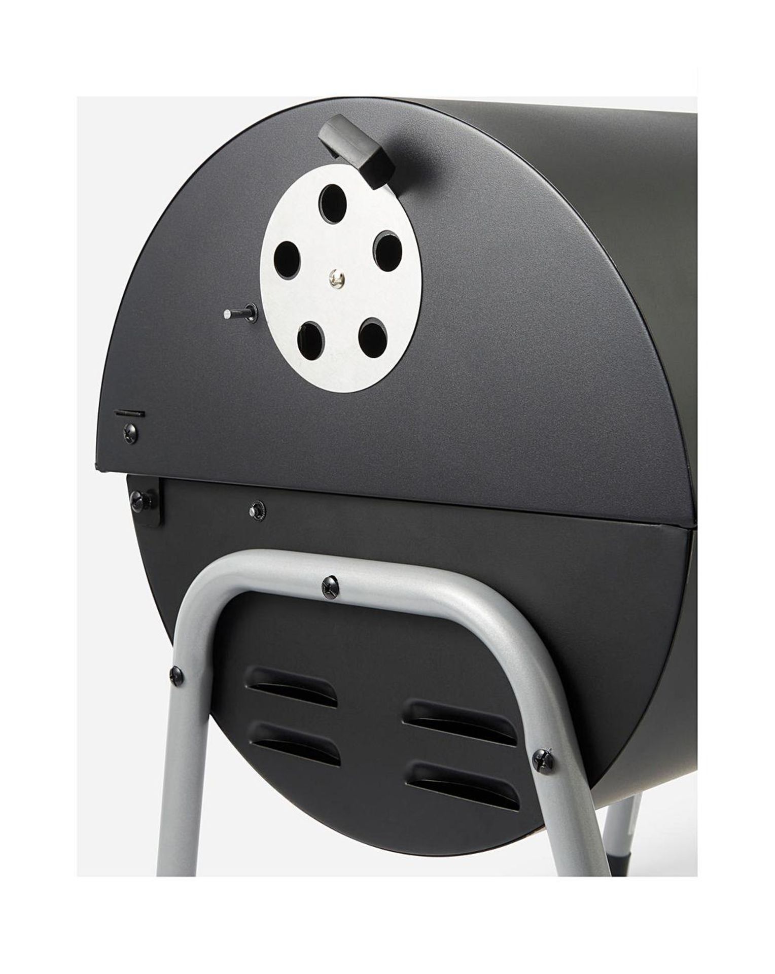 2x BRAND NEW Tabletop Oil Drum Barbeque Grill. RRP £59.99 EACH. Black steel firebowl with enamel - Image 4 of 4