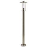 Blooma Chignik Silver Effect Mains-Powered 1 Lamp Halogen Post Lantern (H)1000mm - SR48. This