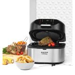 Salter EK4549 1750W 6L Aero Grill Pro and Air Fryer - Silver - SR48. Primed for modern cooking