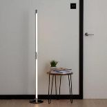 GoodHome Eucrite Chrome Effect LED Floor LightThe simple and modern Eucrite floor light, with an