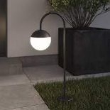GoodHome Jarrow Black Mains-powered 1 lamp Outdoor Post light (H)700mm. - SR32
