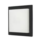 GoodHome Lutak Fixed Matt Dark Grey Mains-Powered Integrated LED Outdoor Wall Light 700Lm - SR48.