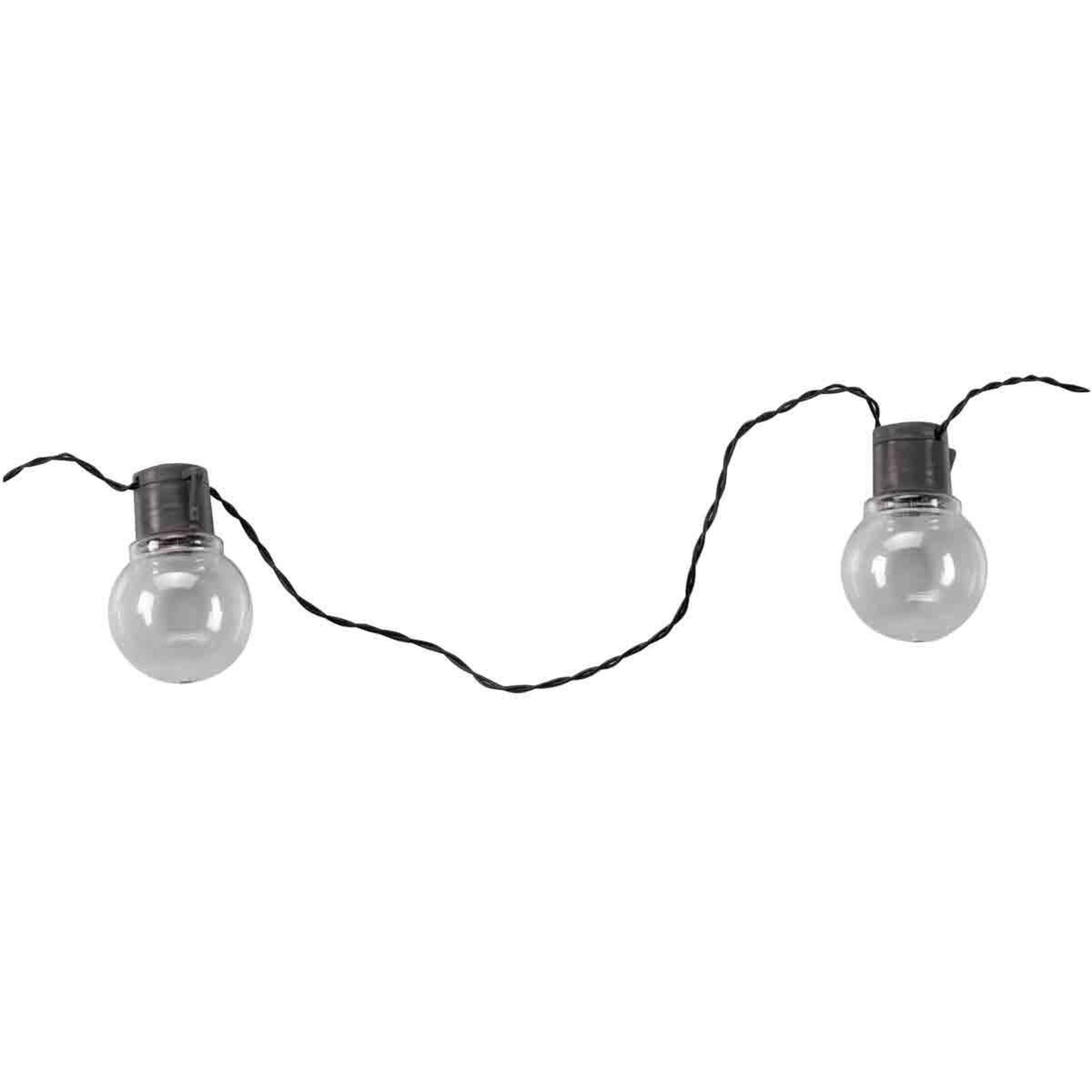 Smart Solar LED 10m String Light (Set of 20 Lights) Warm White Clear - SR48. This Solar String Light