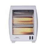 Electric 1kW Light grey Quartz heater. - SR32. Quickly warm up your room with this 1000W quartz