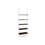 5-Tier Ladder Shelf with Steel Frame for Living Room Bedroom Office. - R51