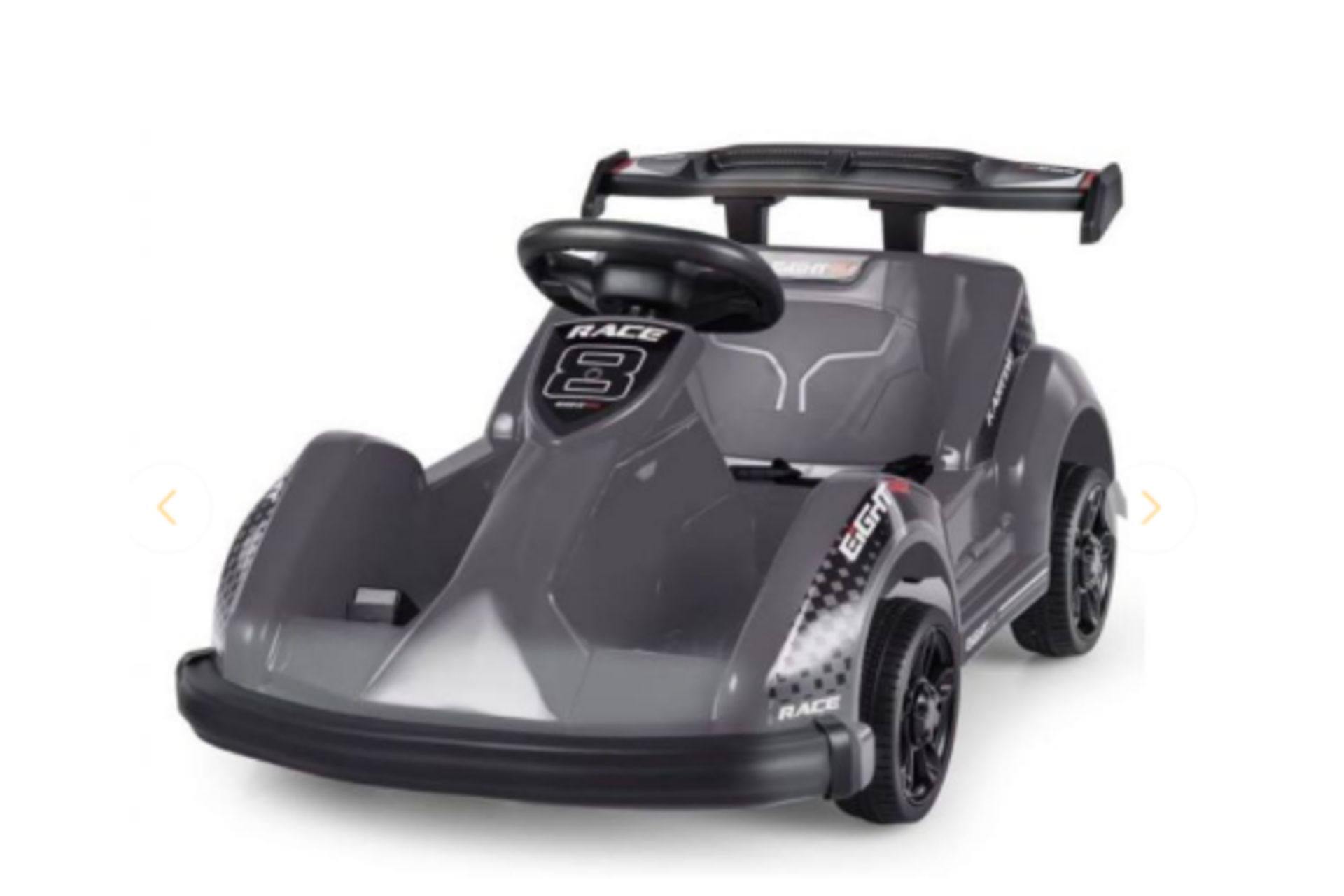 Kids 6V Electric Go Kart Powered Ride on Car with Remote Control and Music (R51)Kids can use buttons
