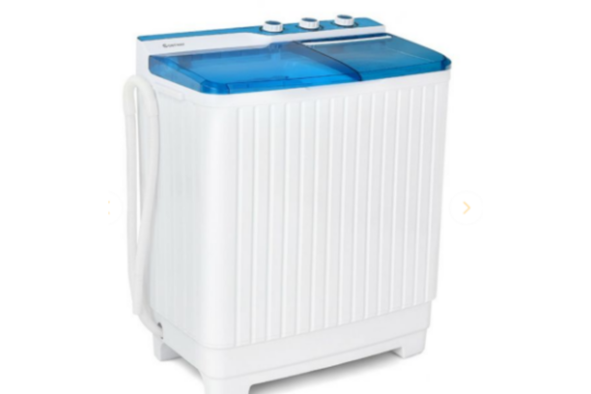 portable Washer and Spin Dryer Combo with Timer Control for Apartment (R50)The washing machine
