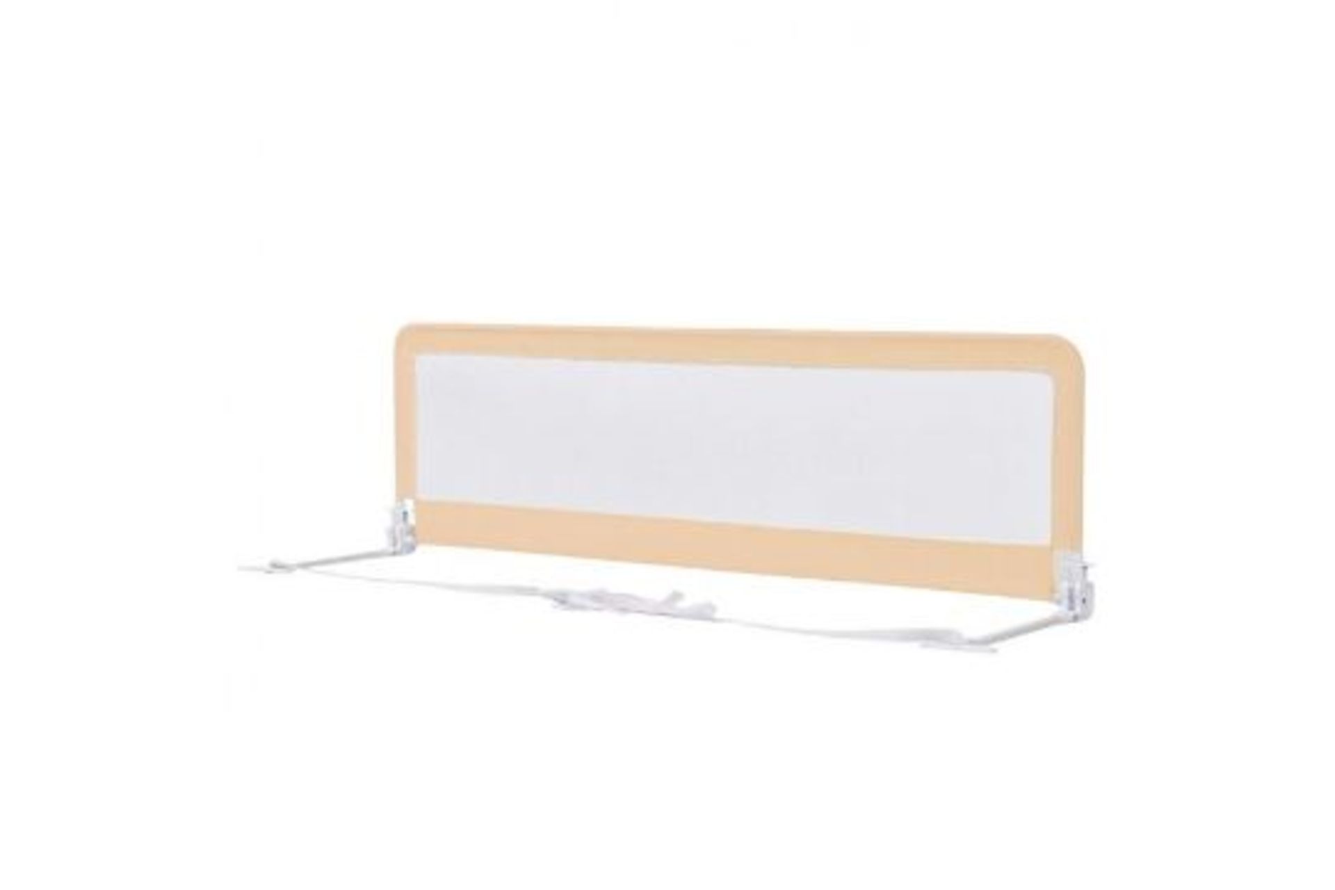 Universal Folding Bed Rail with Safety Strap. - R51. Transition from a toddler's bed to a big boy or