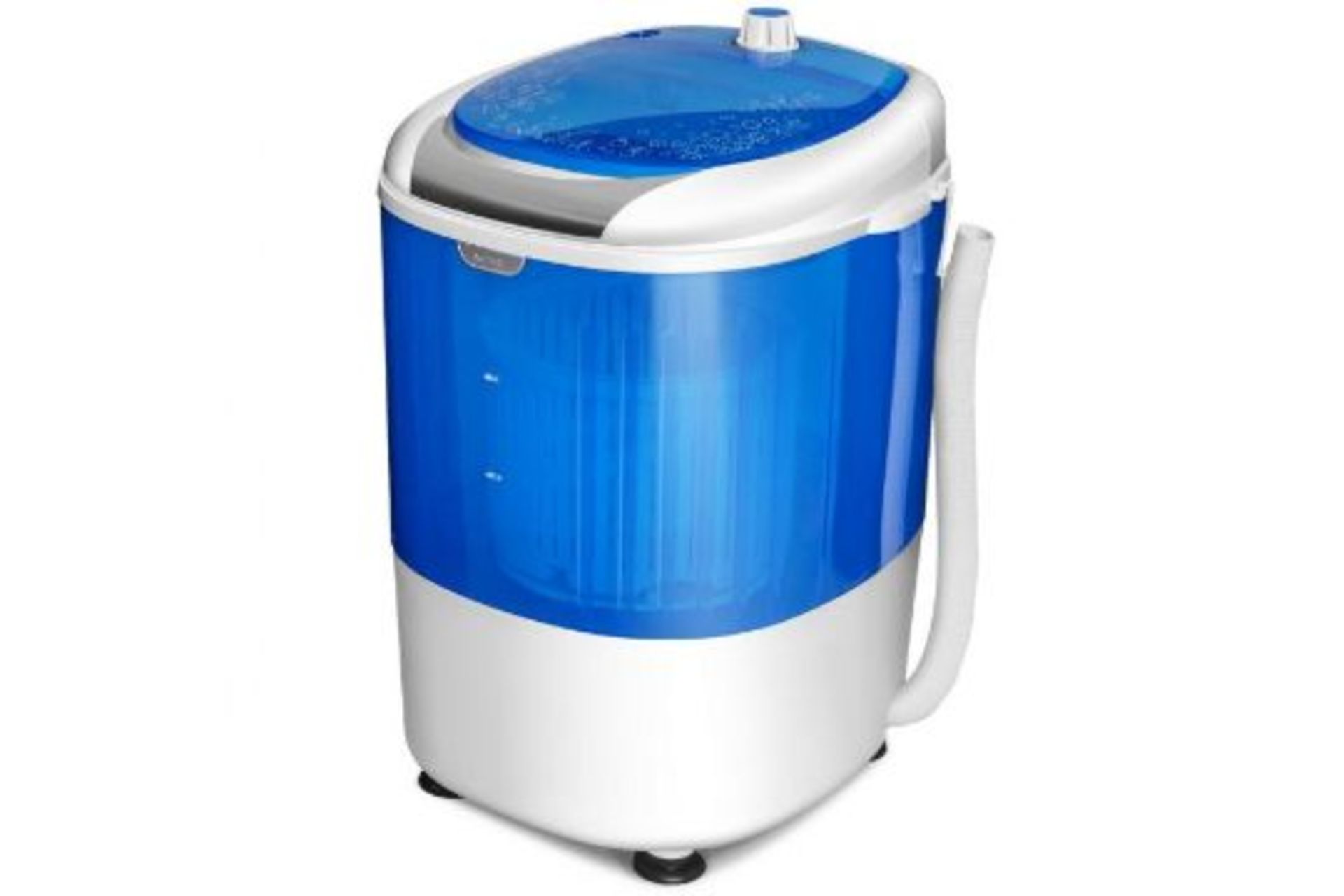 2 in 1 Mini Single Tub Washer Spin Dryer Semi-automatic. - R51 . This portable laundry washing