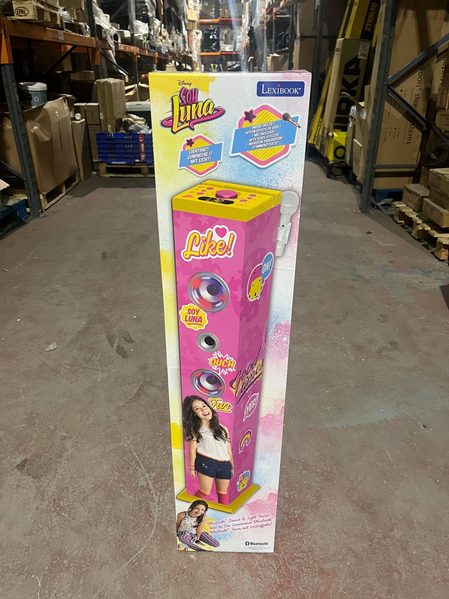 BRAND NEW DISNEY SOY LUNA BLUETOOTH SOUND AND LIGHT TOWER R13-15