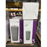9 X COOKE&LEWIS CASETTA PEDAL BINS IN GREY (LOCATION - H/S R 3.7.1)