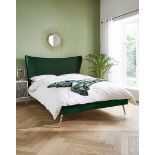 BRAND NEW MARKLE Velvet DOUBLE Bed. CHARCOAL. RRP £419 EACH. The Markle Velvet Bed Frame, inspired