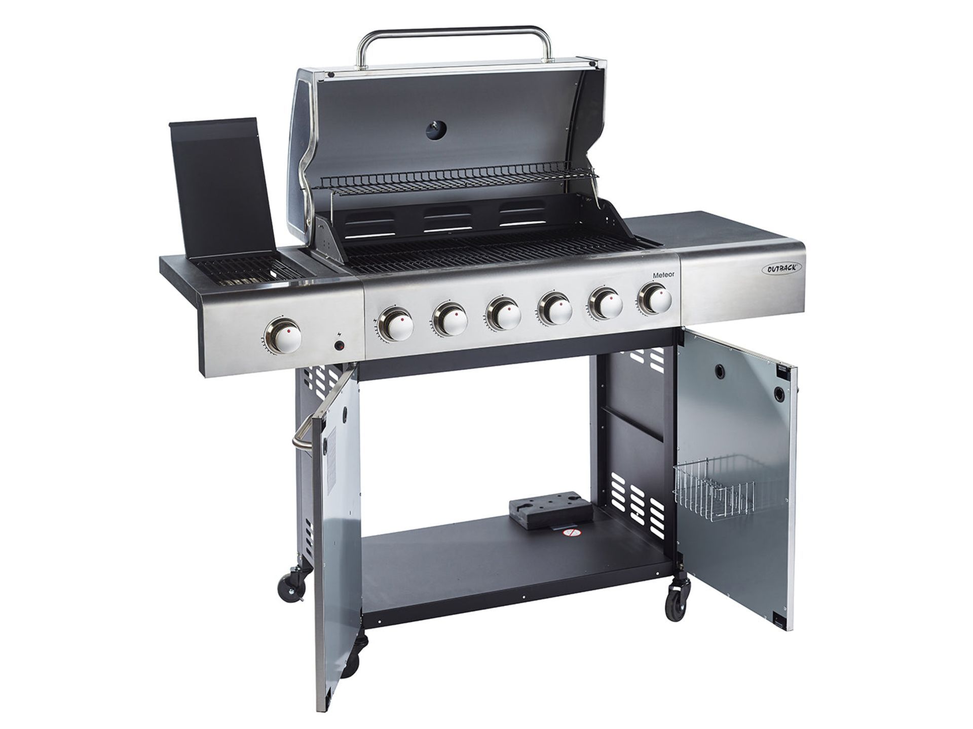 BRAND NEW OUTBACK Meteor 6 Burner Gas Barbecue. RRP £534.99 EACH. Packed with high-performance - Image 2 of 4