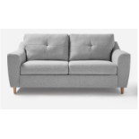 Baxter 3 Seater Sofa. - SR. RRP £1,019.00. The contemporary style of the Baxter range is both on-