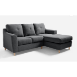 Baxter Right Corner Chaise Sofa. - SR. RRP £1,219.00. The contemporary style of the Baxter range