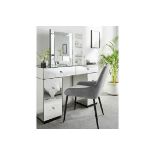 Trade Lot 4 x New & Boxed Luxury Deco Assembled Mirrored Dressing Table. RRP £599. The Mirage