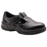 12x Brand New Portwest Black pairs of Steelite Safety Sandal - UK6 RRP £24.53 Each (R40)