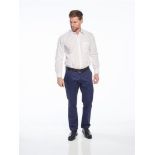 24x Brand New Portwest S103 White Portwest Classic Long Sleeve Shirt - 14" RRP £17.14 Each (R40)