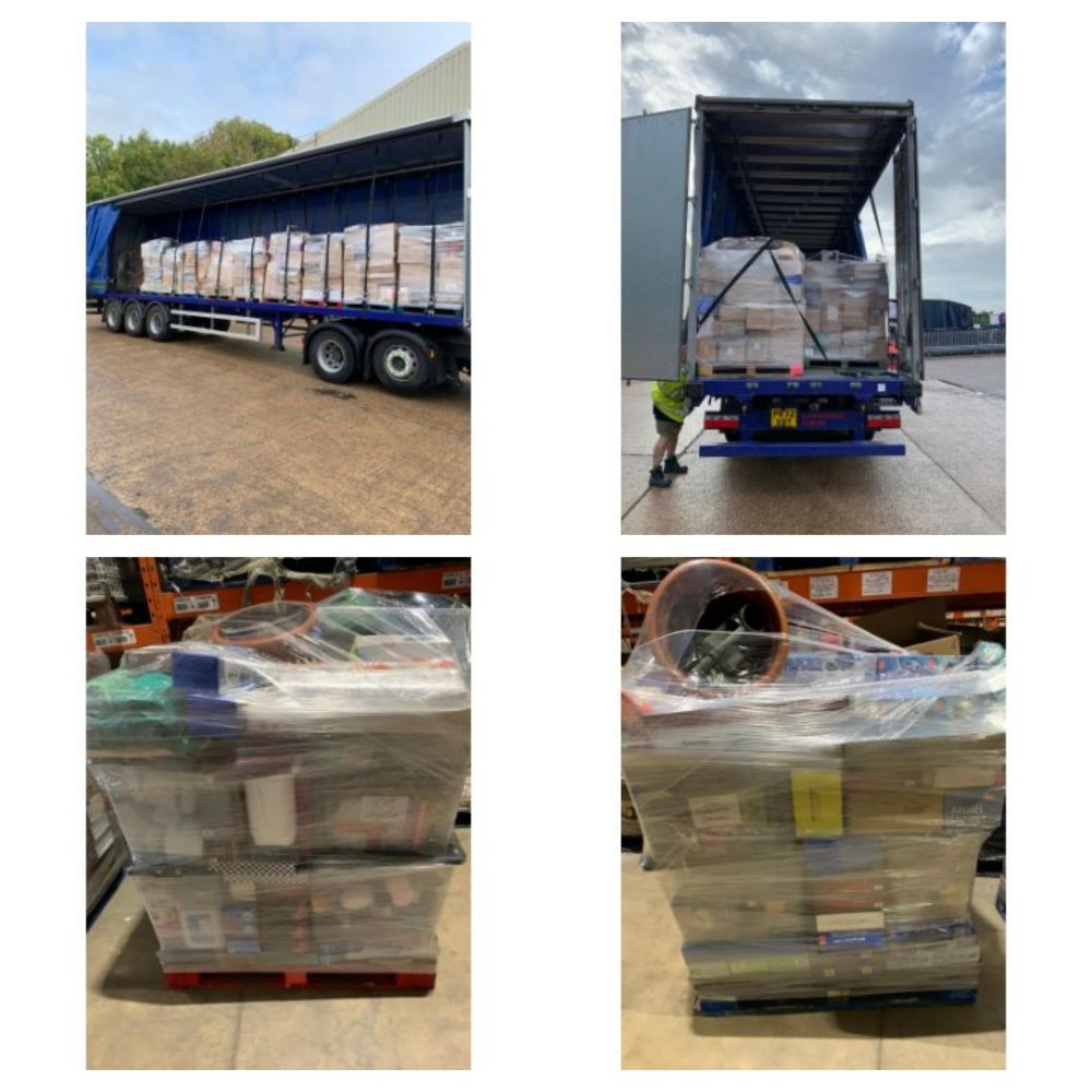 Full Artic Load of Supermarket End of Line Pallets - Huge Re-Sale Potential - Sold As One Lot - Delivery Available!