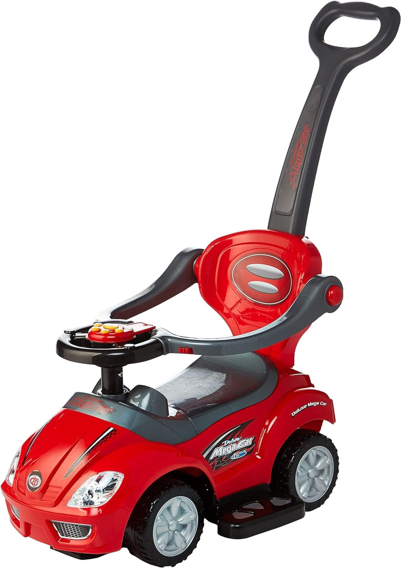 TRADE LOT 10 X BRAND NEW 3 IN1 RIDE ON PUSH CAR, BABY PUSH ALONG CAR WITH PARENT HANDLE PUSH BAR,