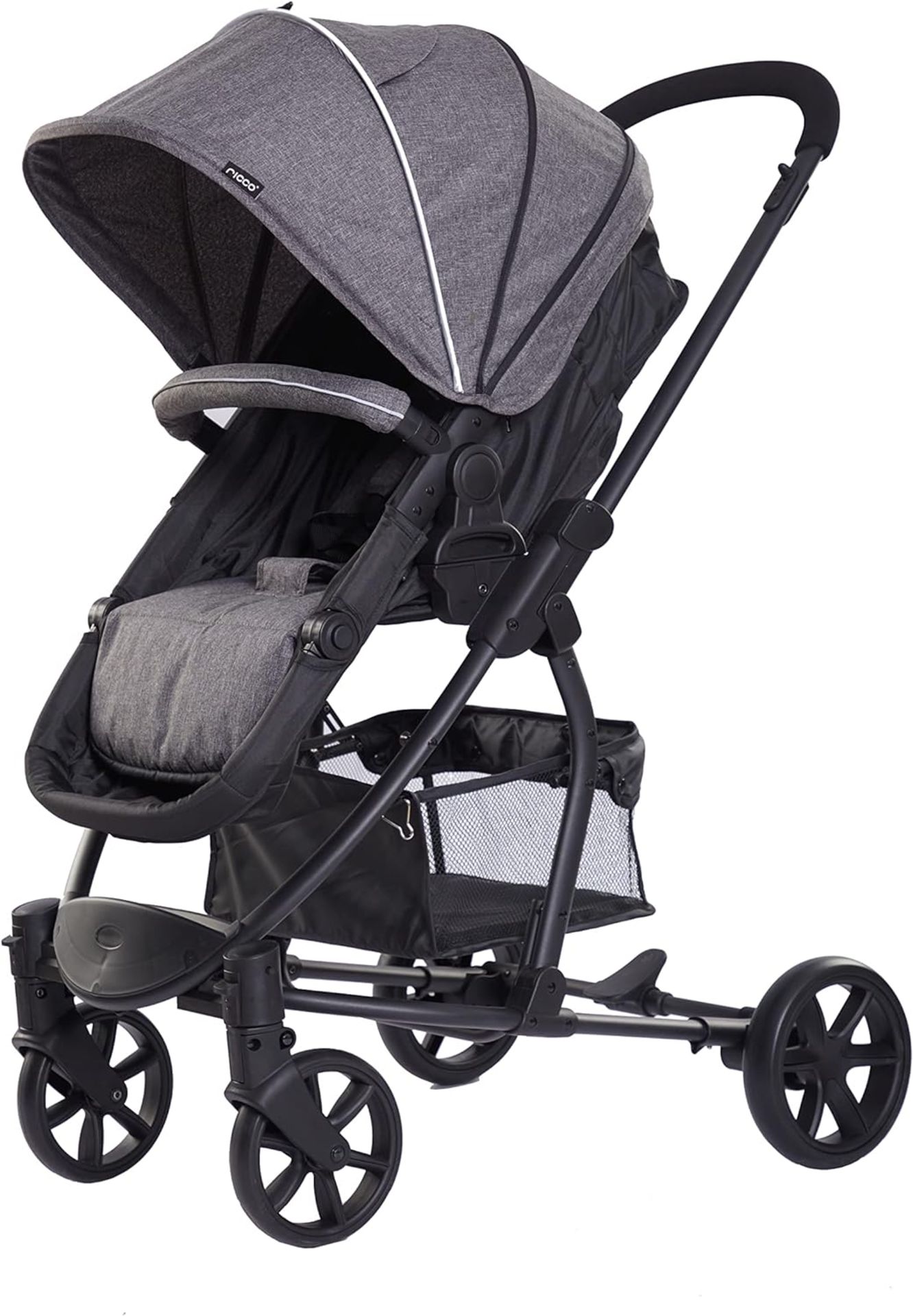 TRADE LOT 10 x NEW & BOXED RICCO Baby 2-in-1 Foldable Buggy Stroller Pushchair with Reversible seat, - Image 3 of 9