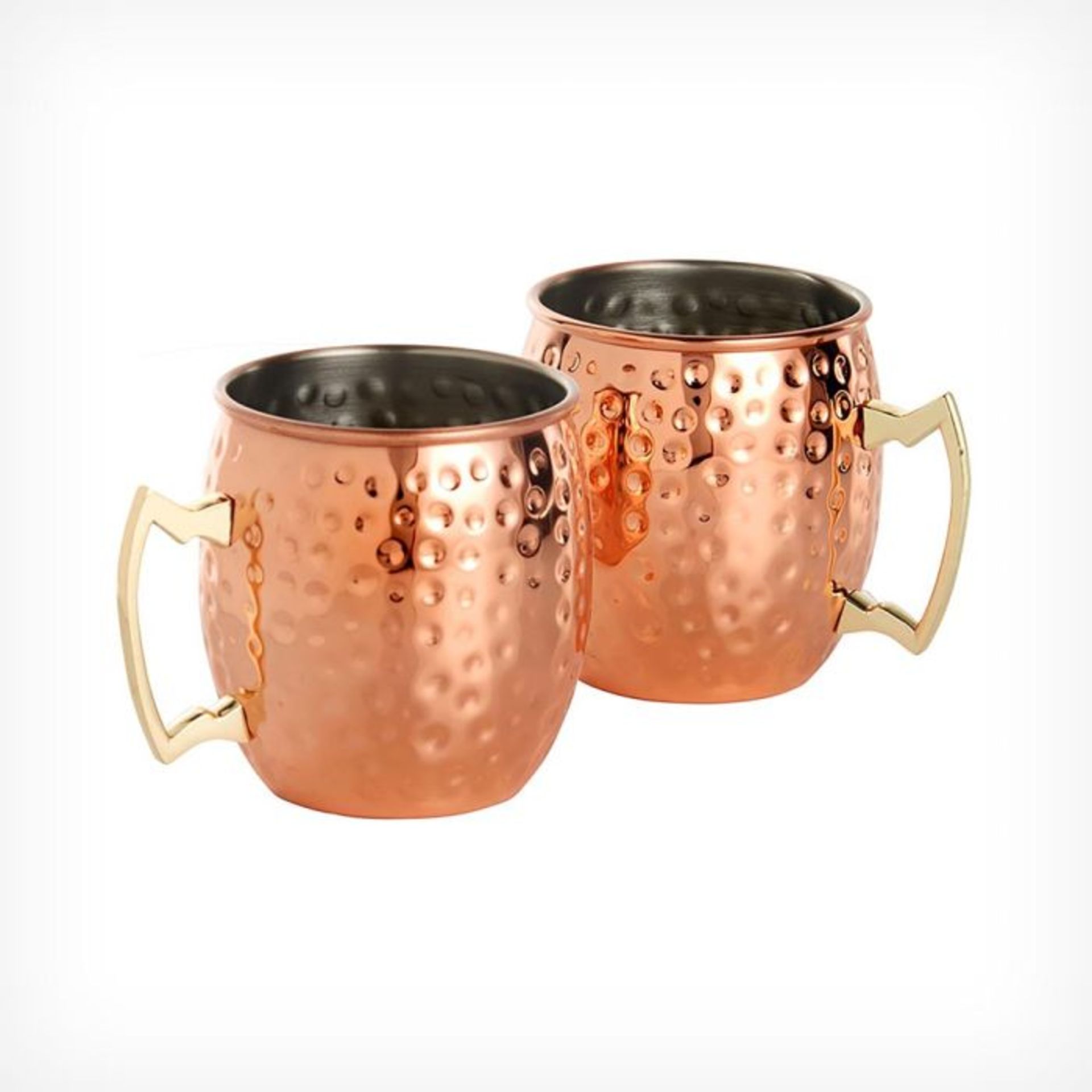 Copper Moscow Mule Mugs. - PW. Made from highly insulating stainless steel, these glasses will