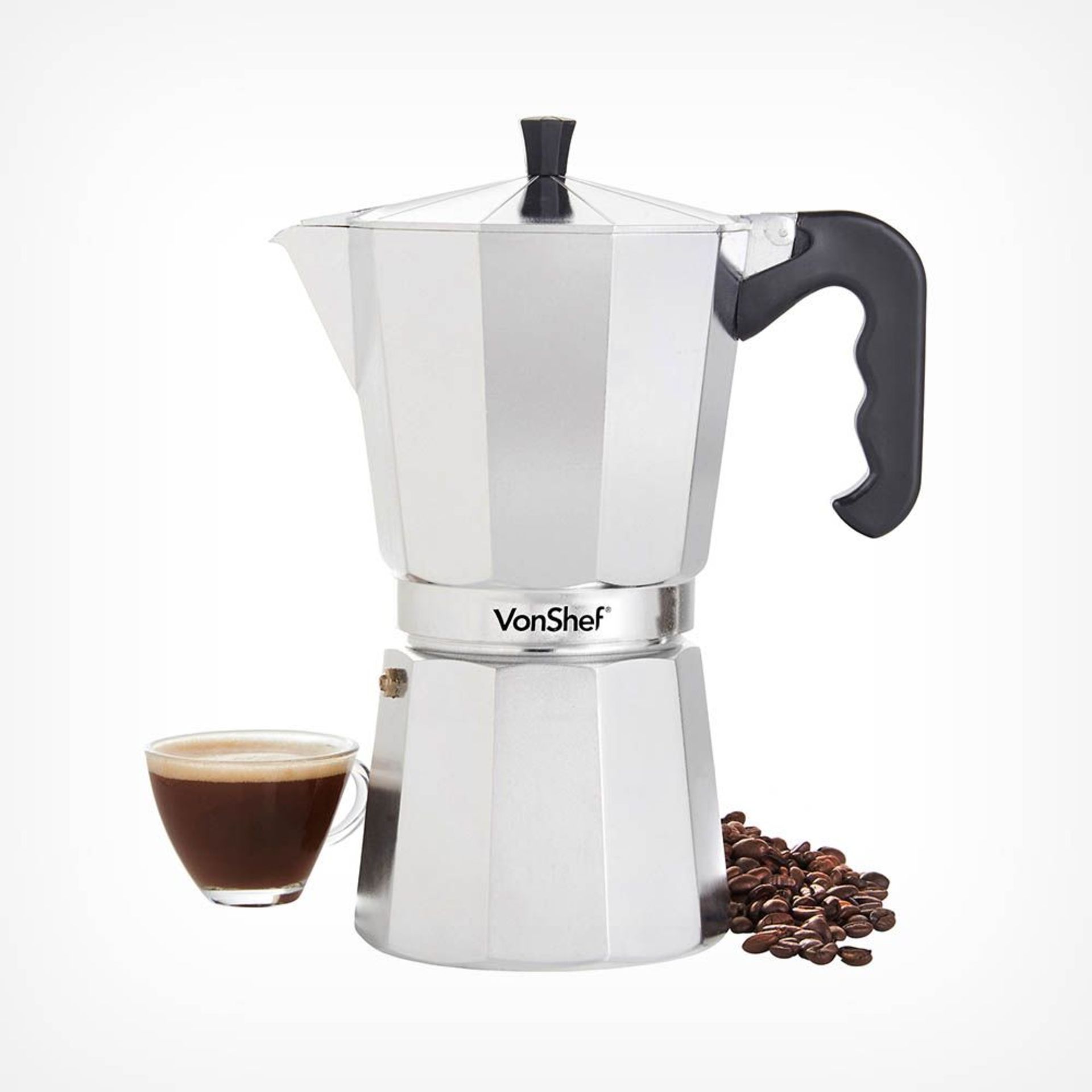 (22/233)12 Cup Espresso Maker. - BI. The ideal size for serving up 12 cups of espresso, this time-