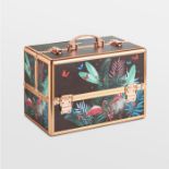 Large Jungle Print Makeup Case. - PW. Add a glamorous touch to beauty storage with the Beautify