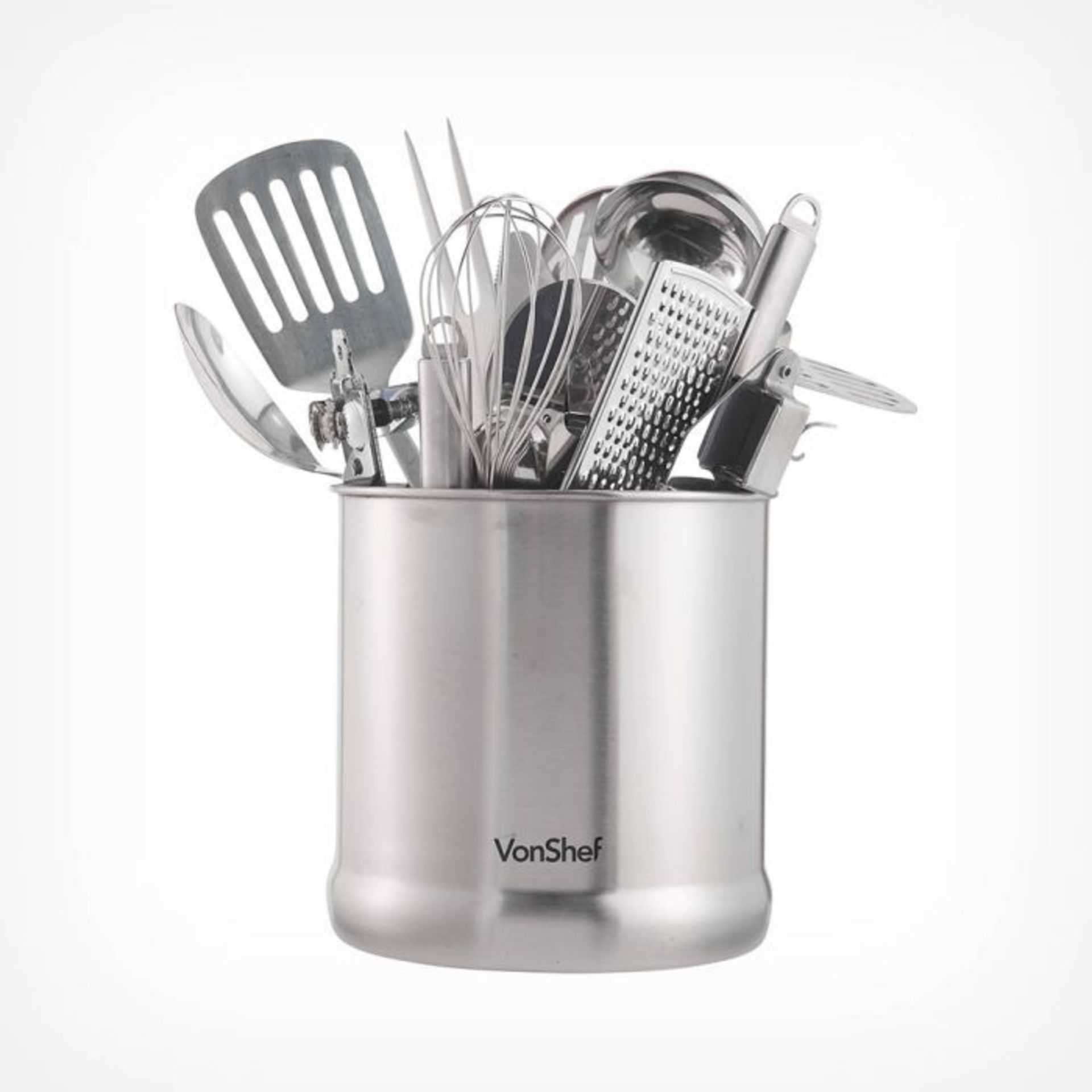 Utensil Holder. - PW. Take this cutlery caddy. Its 7" diameter means it’s large enough to store