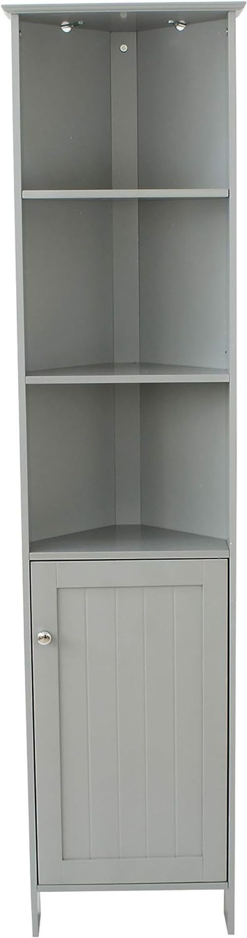 4 x NEW BOXED Home & Homestyle Corner Storage Cabinet, H 150cm x W 37cm x D 24.5cm. Large open