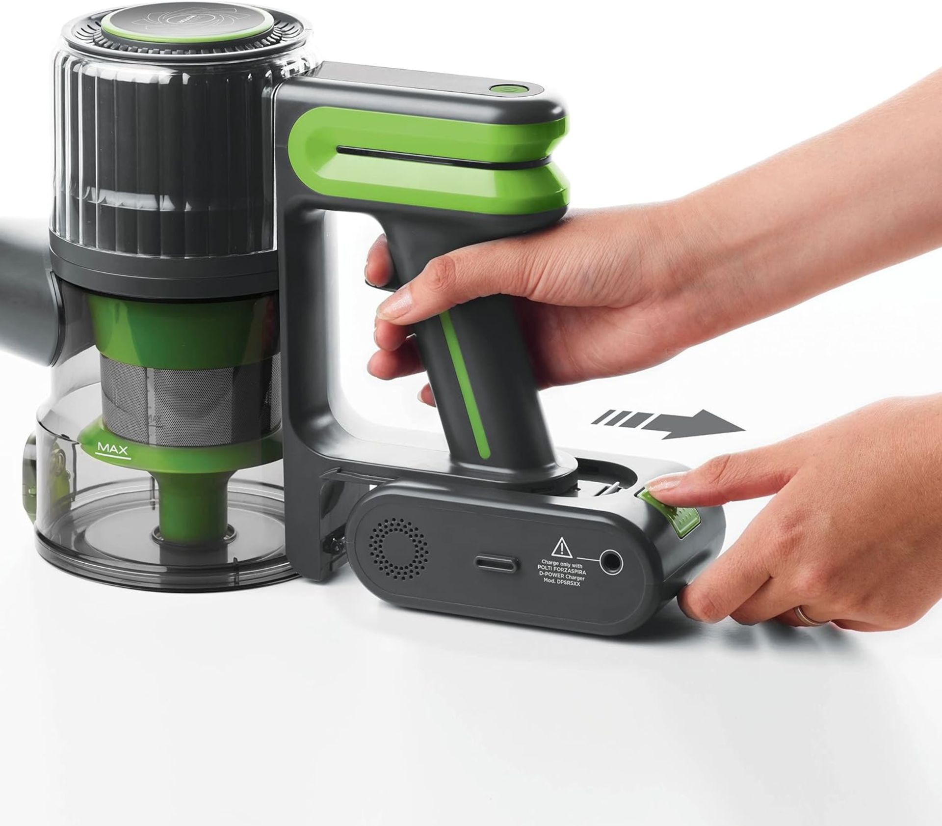 Brand New Polti Forzaspira D-Power SR500 RRP £300 Each, Cordless multi-cyclonic rechargeable stick - Image 2 of 4