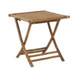 Molise Bamboo Bistro Table 70 x 70 cm Light Wood.- SR6. RRP £129.99. This wooden coffee table will