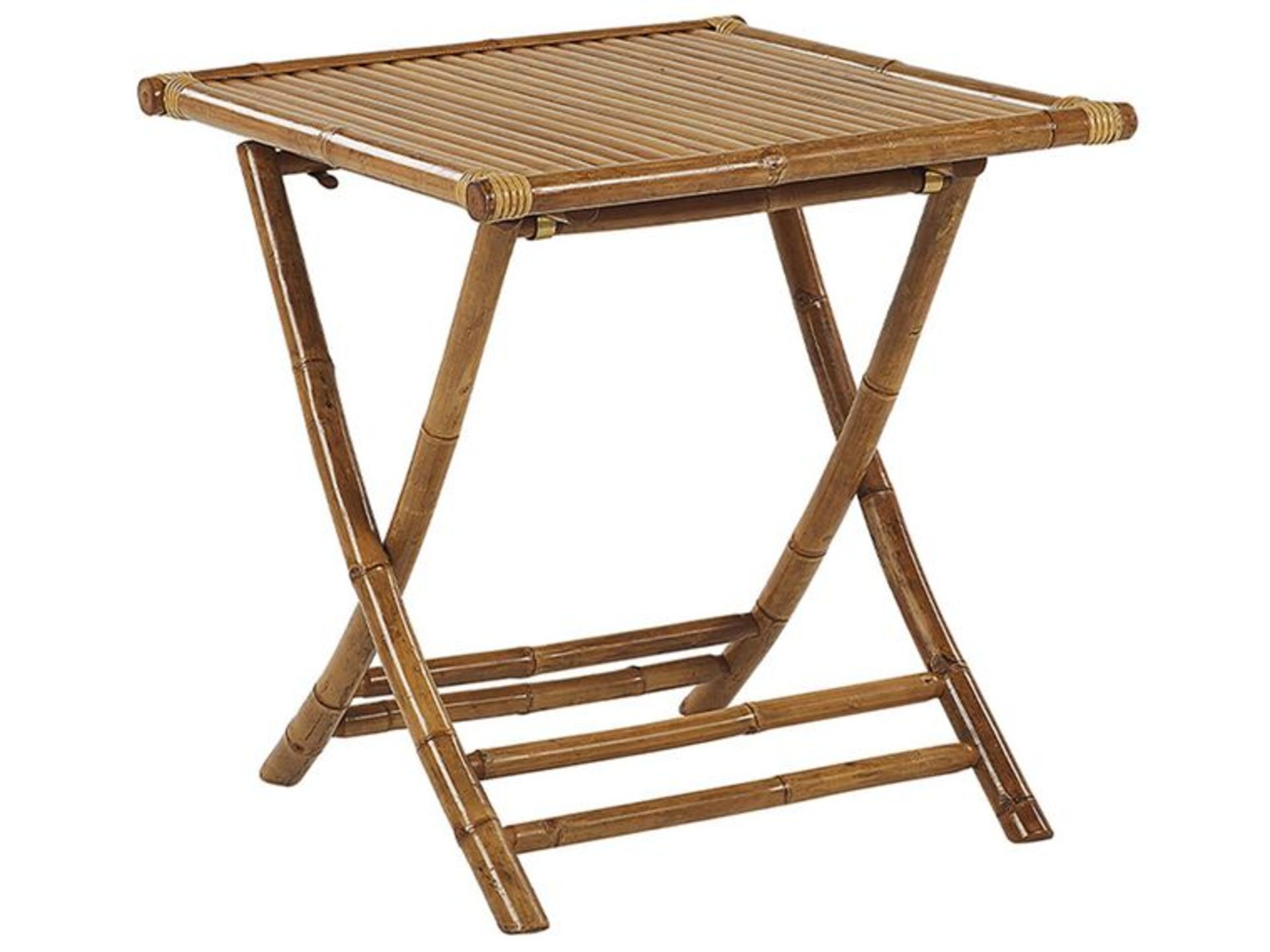 Molise Bamboo Bistro Table 70 x 70 cm Light Wood.- SR6. RRP £129.99. This wooden coffee table will
